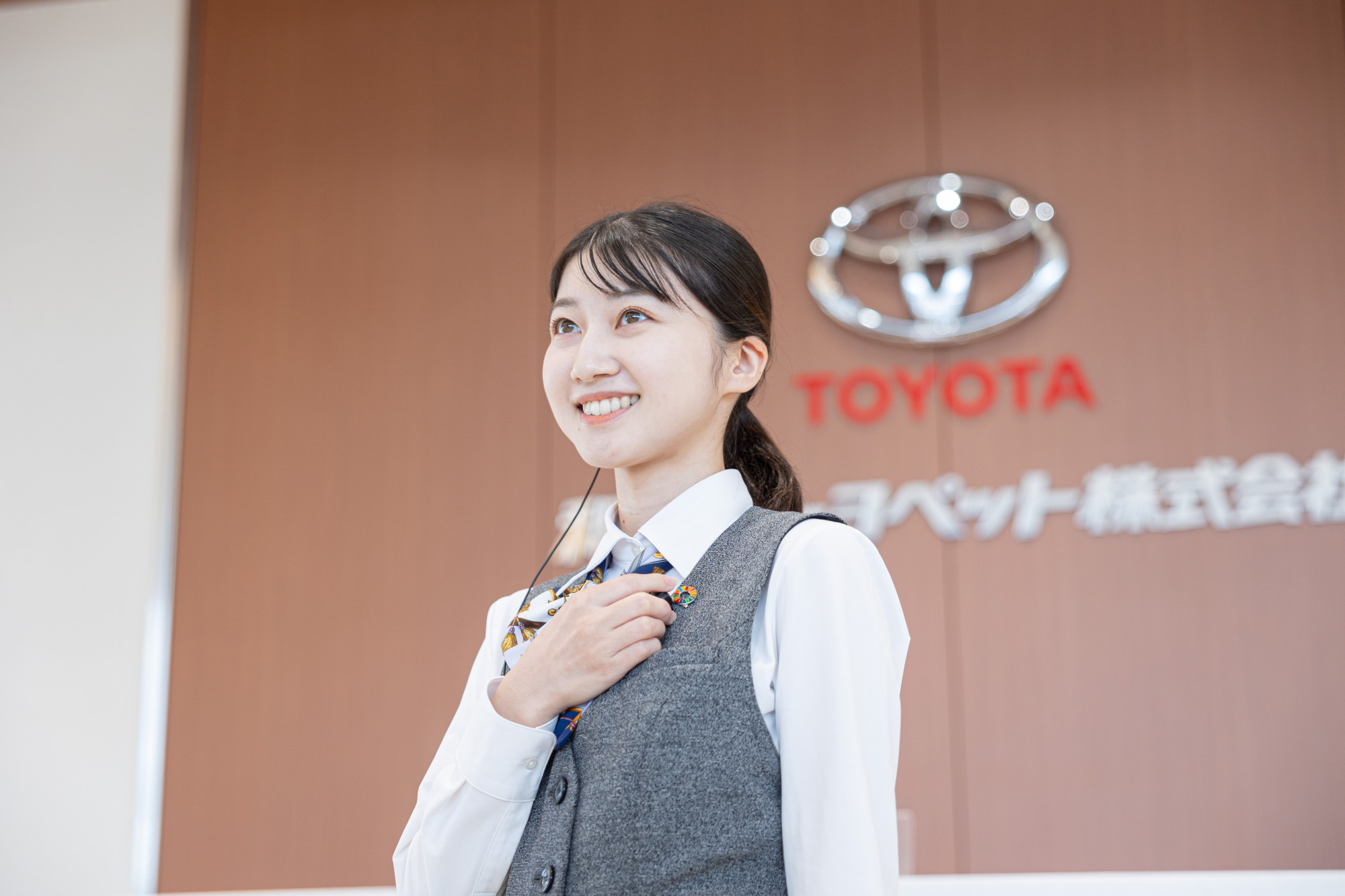 お客様応対に欠かせない笑顔がいっぱい!